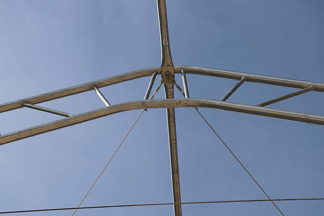40' x 100' Dual Truss Steel Structure with Commercial Grade PVC Cover and Drive Through Doors