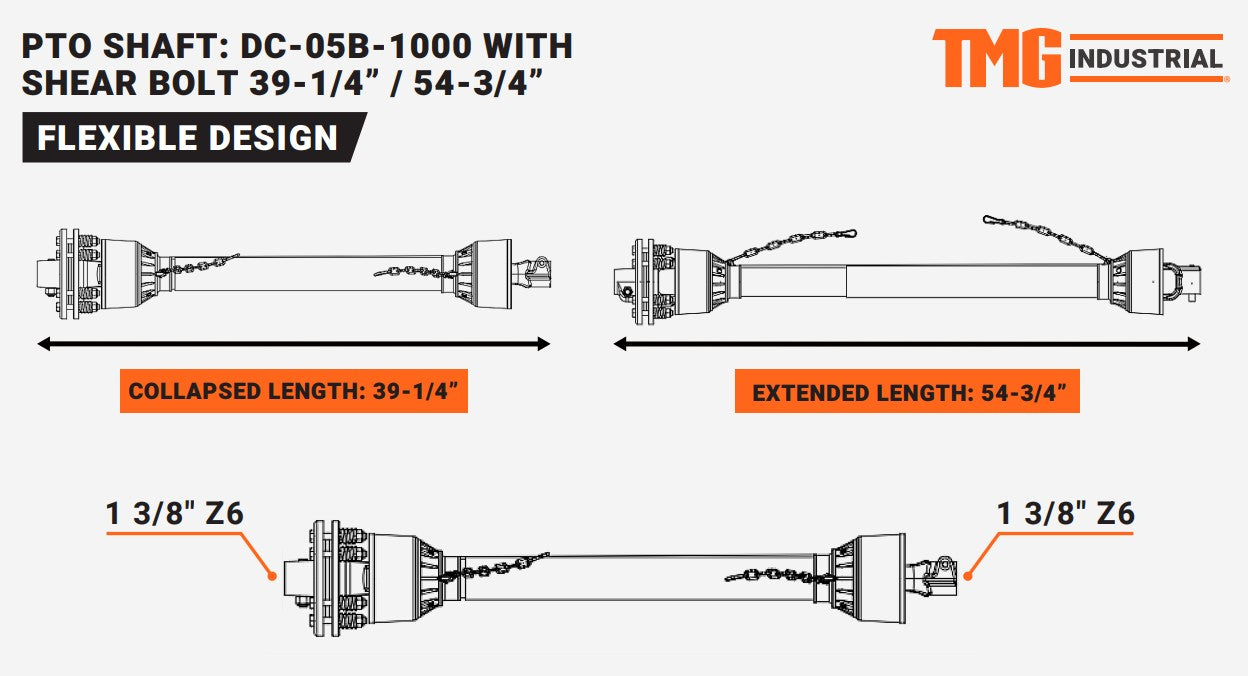 TMG-TRC48 PTO Shaft