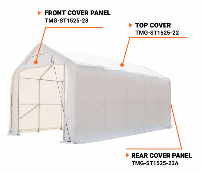 TMG-ST1525-(23+23A) Front and rear end wall combo kit PVC450