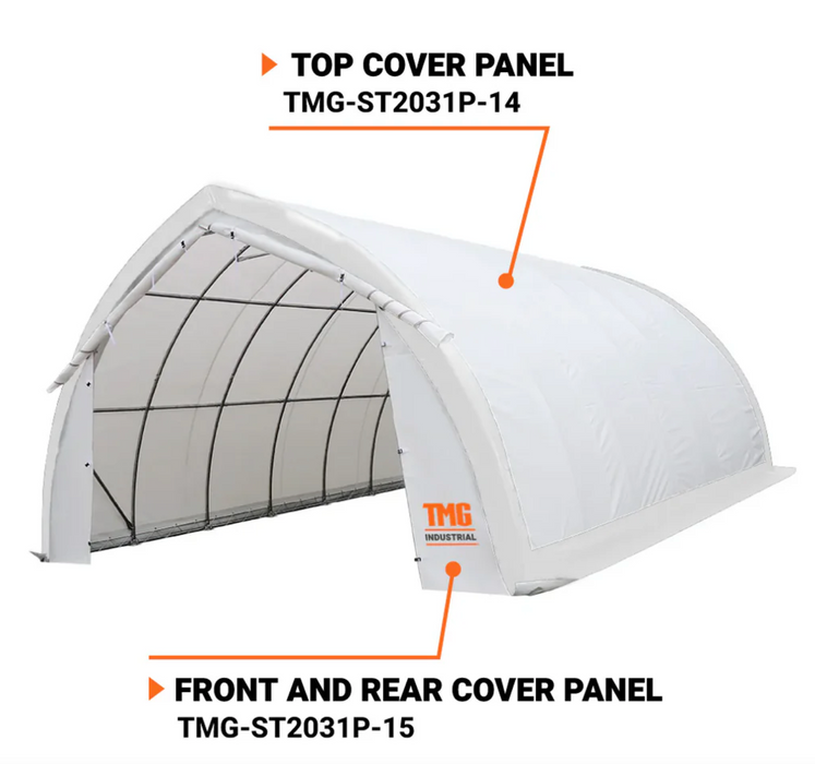TMG-ST2031P-14 Top Cover (11oz PE tarp)