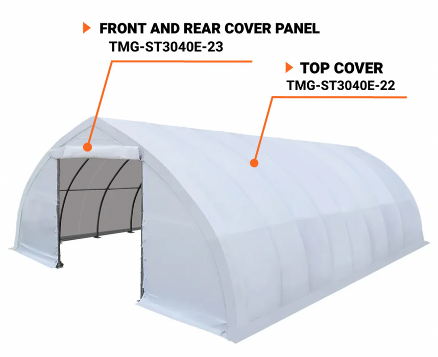 TMG-ST3040E-22 Top cover (11oz PE tarp)