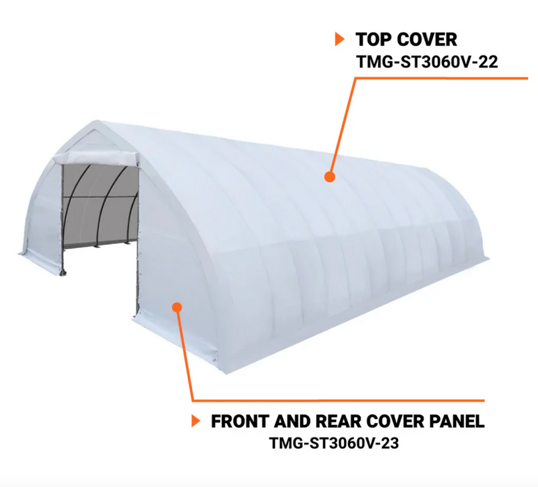TMG-ST3060V-22 Top cover (17oz PVC tarp)
