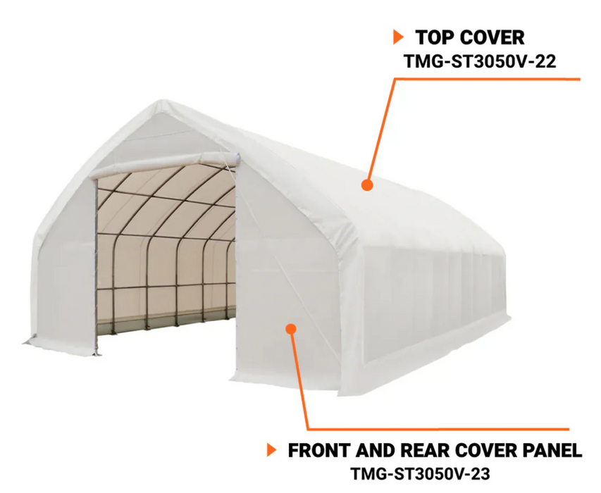 TMG-ST3050V-22 Top cover (17oz PVC tarp)