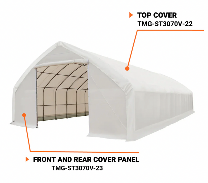 TMG-ST3070V-22 Top cover (17oz PVC tarp)