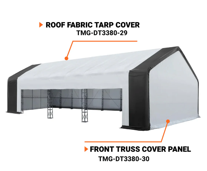 TMG-DT3380-29 Roof top fabric tarp cover, 32oz PVC900 (upgraded)
