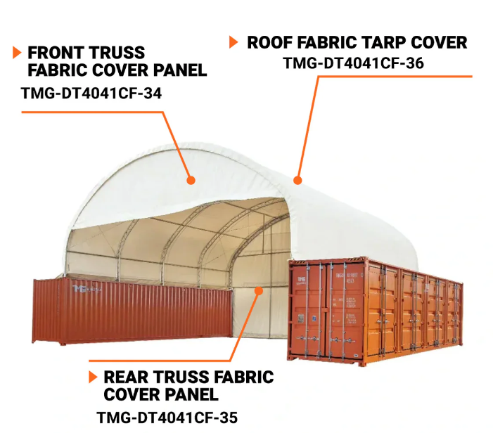 TMG-DT4041CF-34 Front drop cover panel , 32oz PVC900 (upgraded)