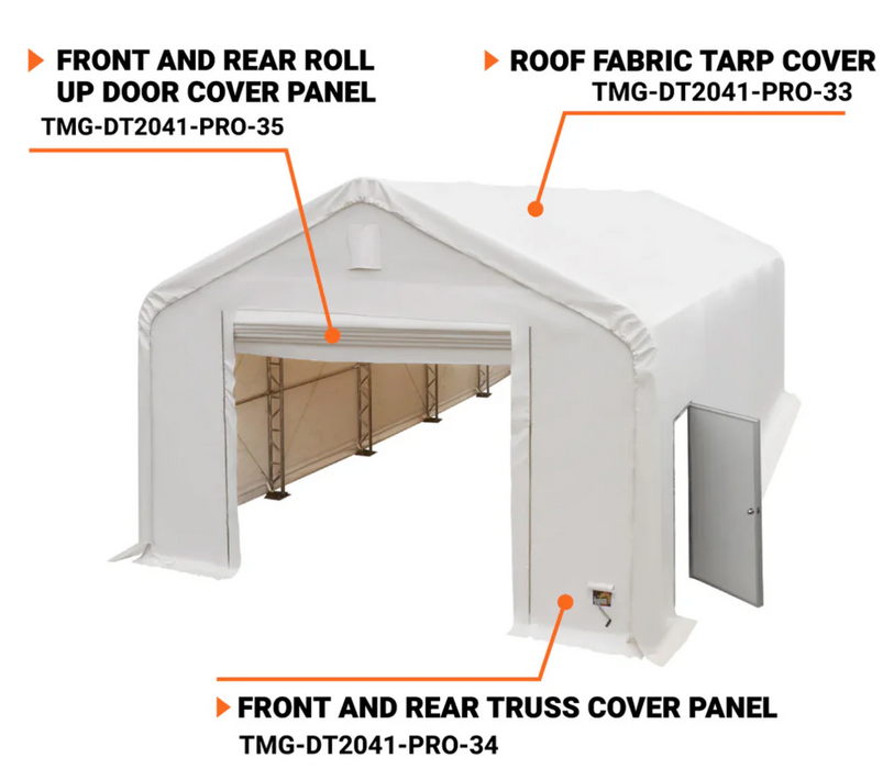 TMG-DT2041-PRO-33 Roof top cover, 32oz PVC900 (upgraded)
