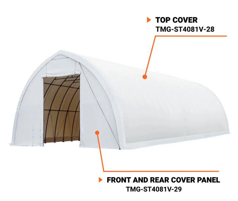 TMG-ST4081V-28 Top cover (17oz PVC tarp)