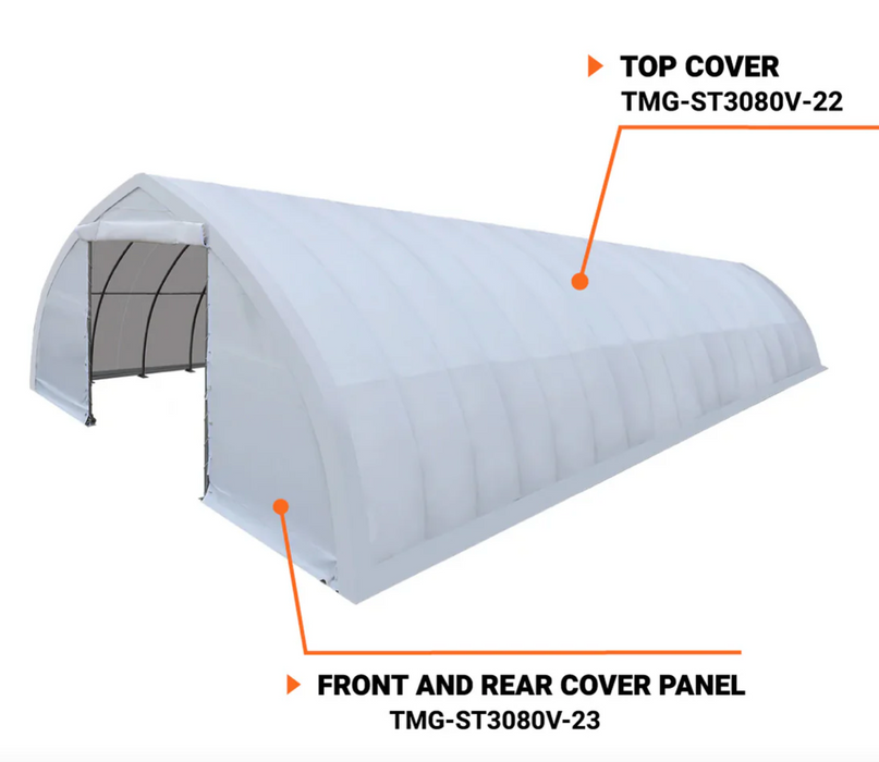 TMG-ST3080V-22 Top cover (17oz PVC tarp)