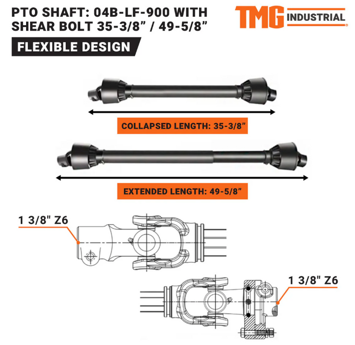 TMG-TFMS50/60/72 PTO Shaft