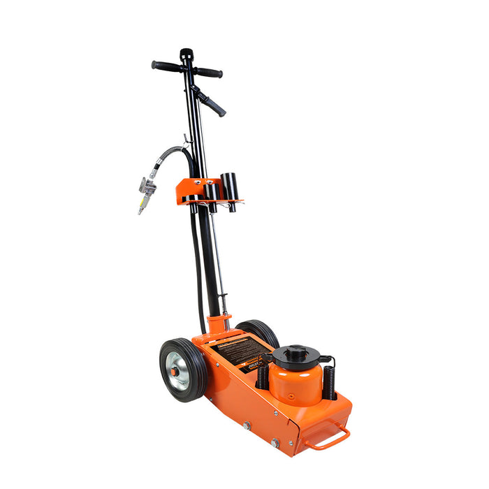 TMG Industrial 22 Ton (48,000 lb) Professional Air Hydraulic Axle Jack, Manual & Pneumatic Control, Double Springs, 17” Lift Height, TMG-AJX22