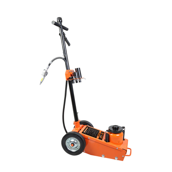 TMG Industrial 22 Ton (48,000 lb) Professional Air Hydraulic Axle Jack, Manual & Pneumatic Control, Double Springs, 17” Lift Height, TMG-AJX22