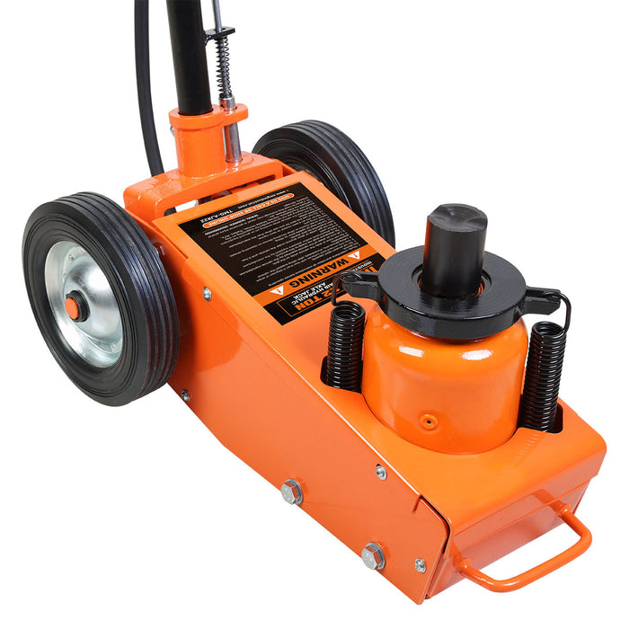 TMG Industrial 22 Ton (48,000 lb) Professional Air Hydraulic Axle Jack, Manual & Pneumatic Control, Double Springs, 17” Lift Height, TMG-AJX22
