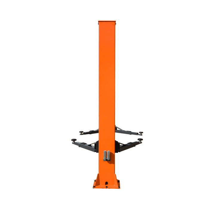 TMG Industrial 9500-lb Two Post Floor Plate Auto Lift, Symmetric Arms, 75” Lift Height, Dual-Point Lock Release, TMG-ALT95