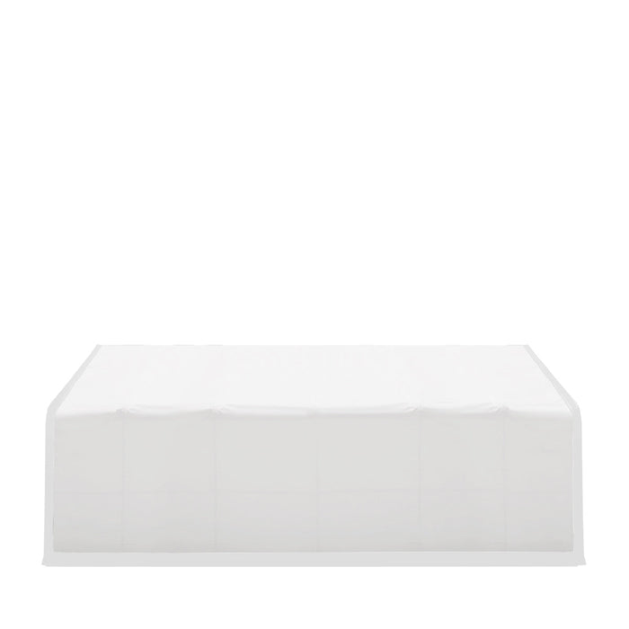 TMG Industrial 40' x 60' Dual Truss Storage Shelter with Heavy Duty 21 oz PVC Cover & Drive Through Doors, TMG-DT4061 (Previously DT4060)