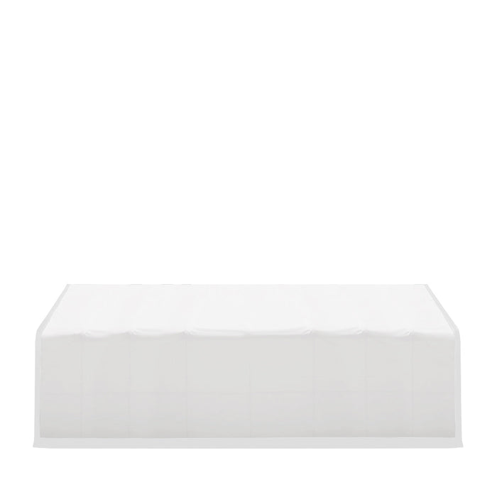 TMG Industrial 40' x 80' Dual Truss Storage Shelter with Heavy Duty 21 oz PVC Cover & Drive Through Doors, TMG-DT4081 (Previously DT4080)