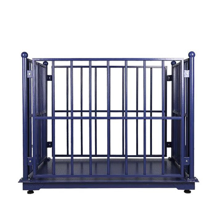 TMG-FSL03 6,600-lb Livestock Weighing Scale with Digital Display, Pre-calibrated, LB/KG Convertible, Lockable Gates, Load Cells