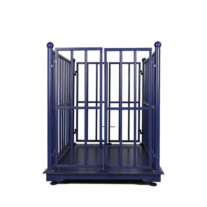 TMG-FSL03 6,600-lb Livestock Weighing Scale with Digital Display, Pre-calibrated, LB/KG Convertible, Lockable Gates, Load Cells