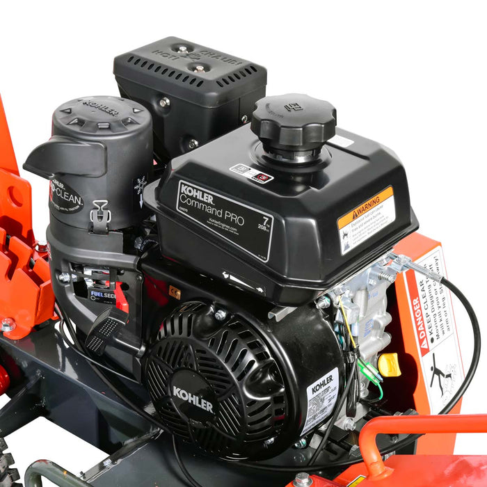 TMG Industrial 18” Self-Propelled Kohler Powered Trenching Machine, 4” Trench Width, 18” Trench Depth, 7 HP Gasoline Engine, Auto-Feed Auger, TMG-GT418
