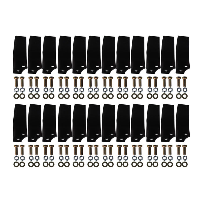 TMG-RT165/185 Tines R-C26/L-C24 Pack of 24 (12 Pairs R and L), Hardware Included