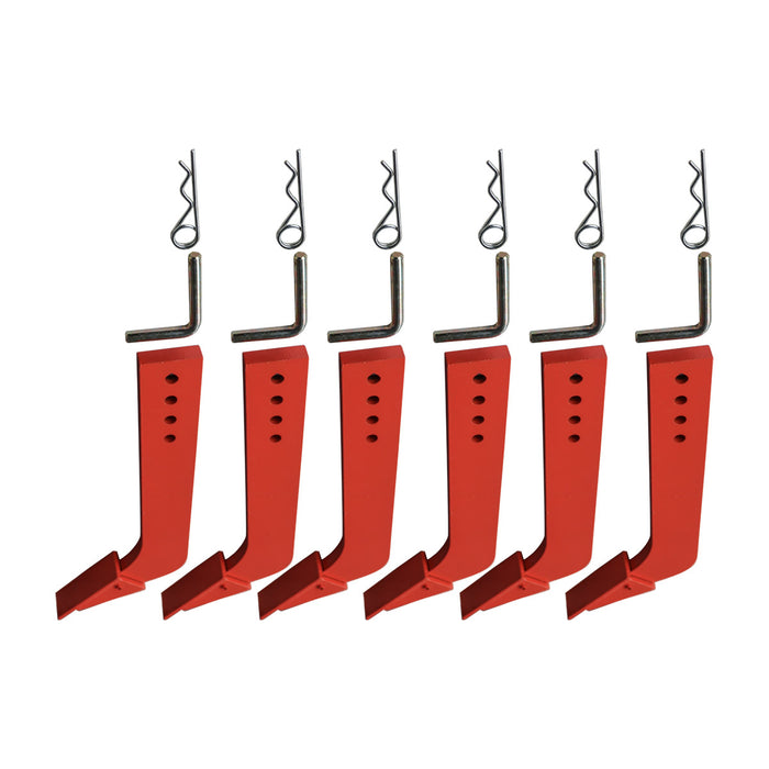 TMG-TLS60/72-20 Plow Shovel Assembly, Pack of 6, Hardware Included.