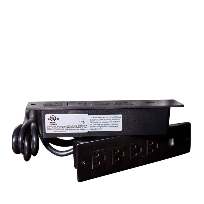 TMG Industrial Extreme-Duty Steel Garage Corner (13’ + 8’) Tool Chest w/Pegboard, Power Outlets, USB Port, Magnetic Motion LED Lamps, TMG-WBM15