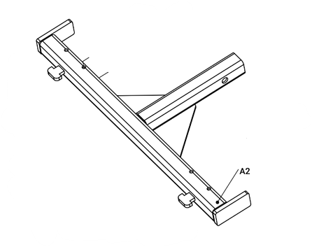 TMG-TSP84-A2 T-Frame Weldment