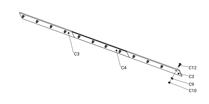 TMG-TSP84-C3/C4 BLADE SET